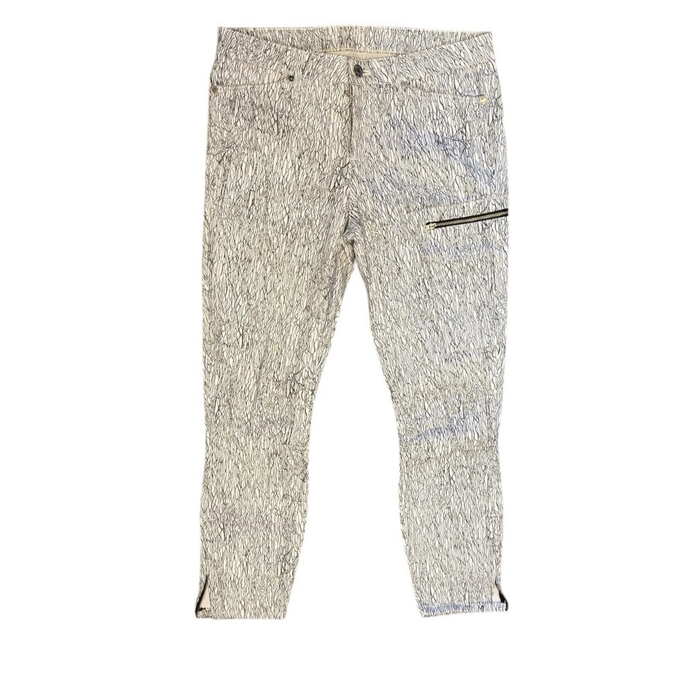 Helmut Lang woman’s ankle zipper crop jeans size 28